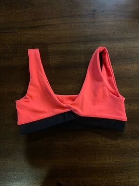 Tiger Friday 13 Reversible Crop Top - Volcano (Firebird with Black)